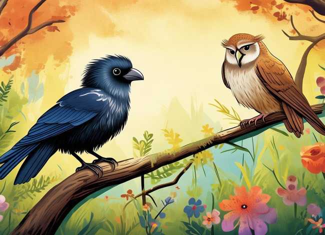 儿童故事3-6岁完整版乌鸦 - 幼儿故事书推荐3-6岁小乌鸦学艺