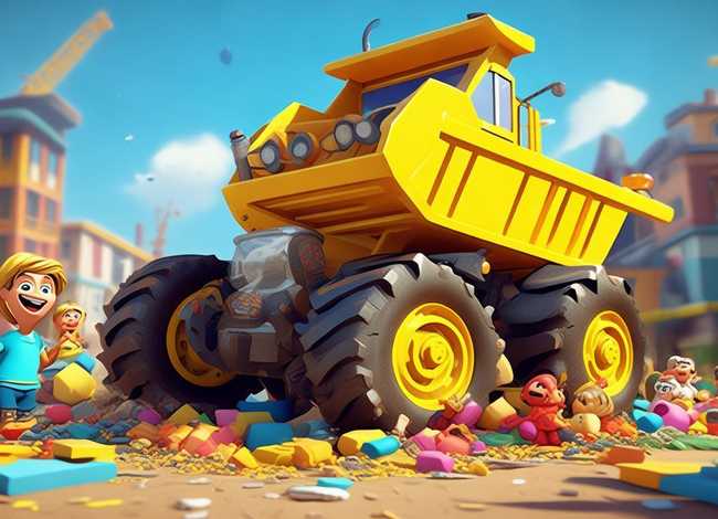 翻斗车故事文字版，翻斗车故事文字版视频