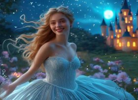 灰姑娘童话故事文字，灰姑娘童话故事文字图片