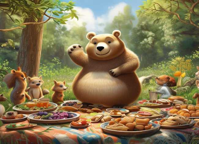 小熊请客故事内容（小熊请客完整故事内容）