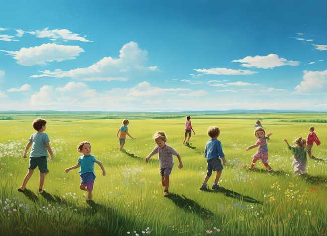 儿童大草原上的故事 大草原上的故事作文