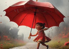 儿童故事红雨伞；红雨伞的故事
