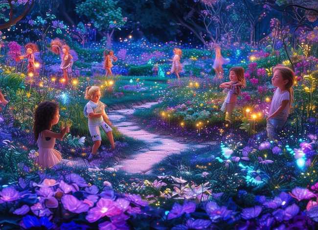 魔法的花园儿童故事、魔法花园故事文字版