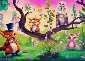 童话故事动物绘画（童话里的动物怎么画）