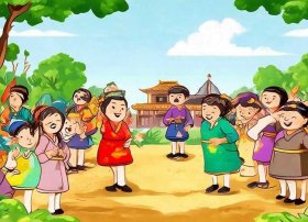 儿童传统文化故事画创作，传统文化儿童绘画作品 简单好看