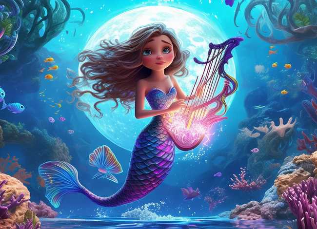 小鱼人儿童故事，小人鱼故事新编