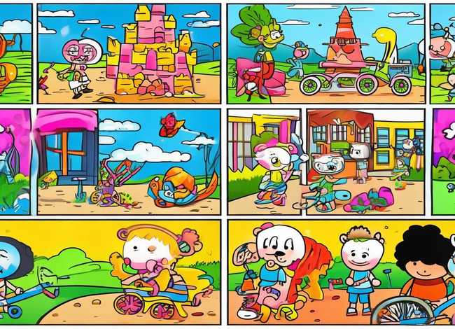 儿童连环画图片大全 - 儿童连环画图片大全8张