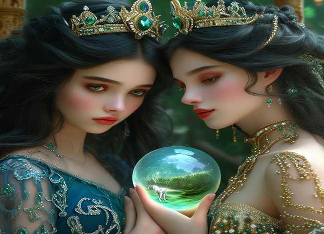 美女和公主的故事；美女和公主的故事视频