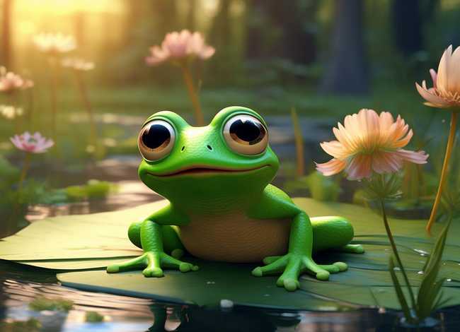 小青蛙简短小故事，启蒙简短小故事小青蛙