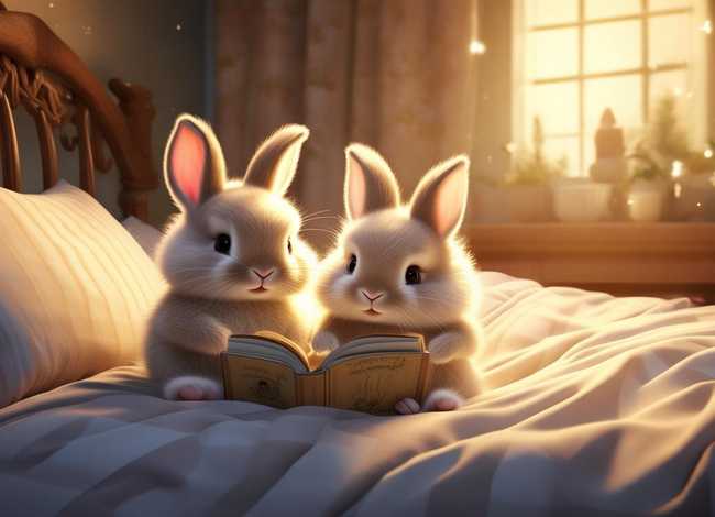 两只小兔子的儿童故事(两只小兔子的睡前故事) 两只小兔子的儿童故事(两只小兔子的睡前故事)