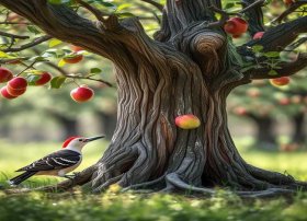 苹果树的故事告诉了我们什么道理，苹果树的故事告诉了我们什么道理啄木鸟