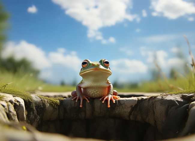 经典故事坐井观天（坐井观天的简单故事）