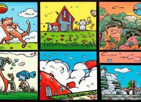手绘漫画故事 - 手绘简单漫画小故事六篇