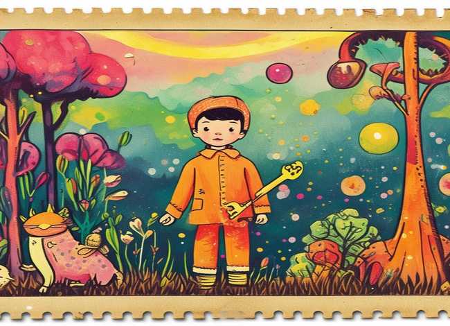 儿童故事系列邮票、邮票绘本故事