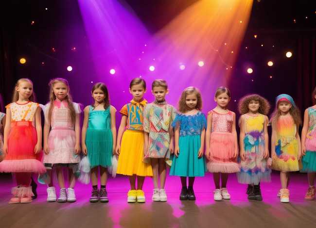 时尚舞台儿童服装、儿童舞台表演服装