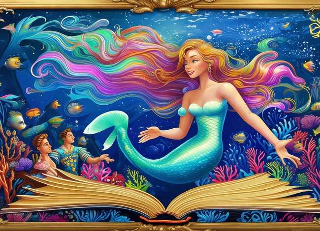 美人鱼和王子的故事，美人鱼和王子的故事书