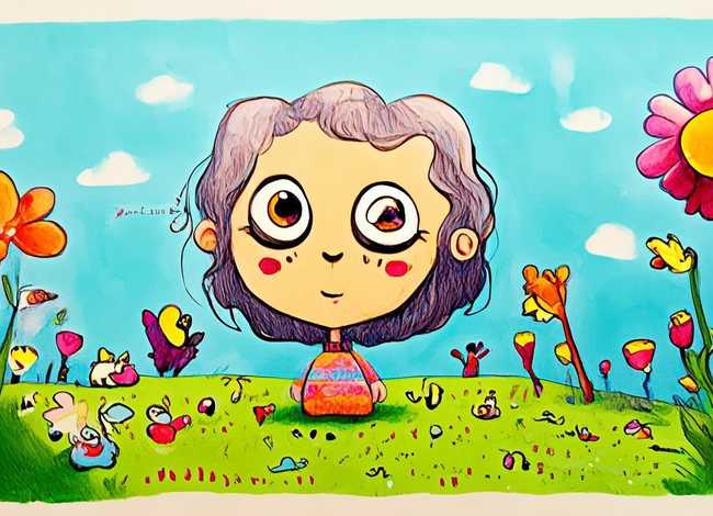 手绘幼儿故事插图，手绘幼儿故事插图简单