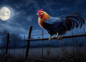 半夜鸡叫的故事全文、半夜鸡叫故事文字版