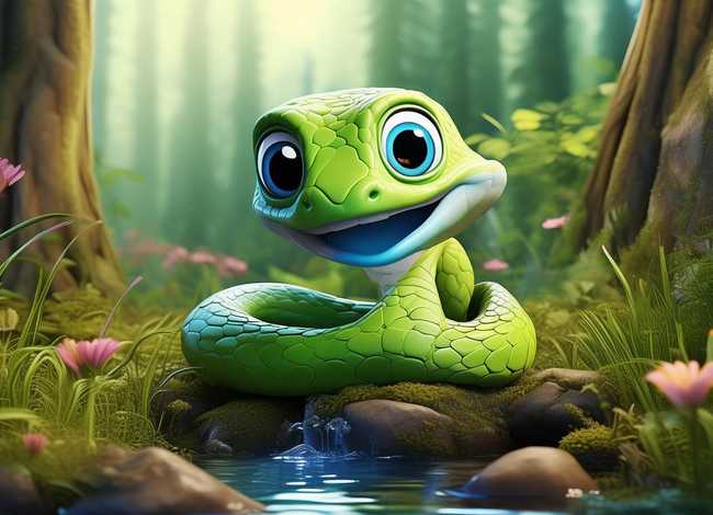 儿童故事小蛇喝水 小蛇喝水的绘本故事