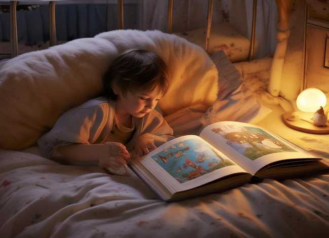 睡前故事的画（睡前故事的画画图片）