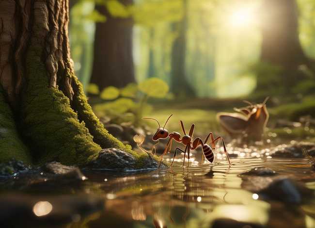 蚂蚁报恩民间故事，蚂蚁报恩的民间故事