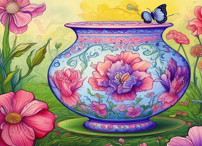 花瓶的绘本故事，花瓶的绘本故事怎么画