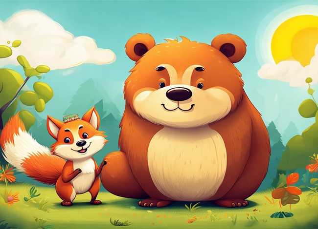 儿童故事狐狸和狗熊（幼儿故事狐狸和狗熊）