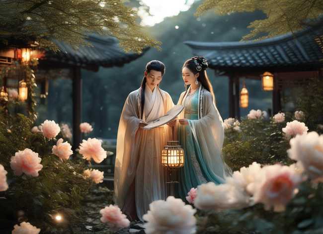 古风男女摄影；古风男女摄影作品