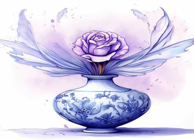 花瓶里的故事怎么画？、花瓶里的故事怎么画简笔画