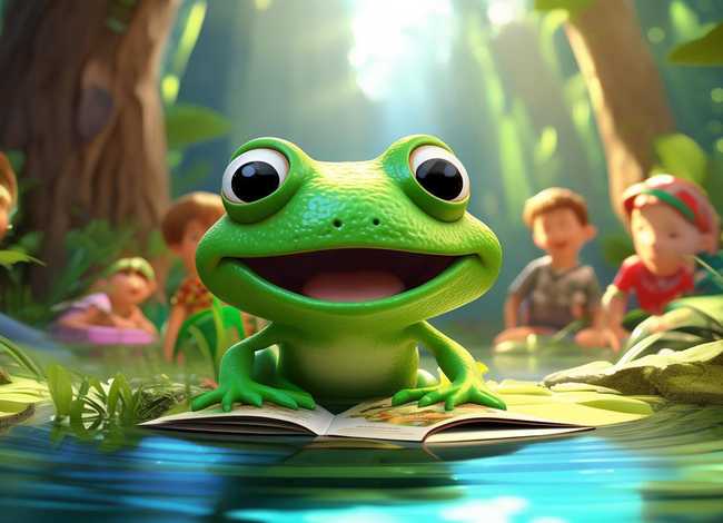 小青蛙儿童故事图文版，小青蛙故事儿童版