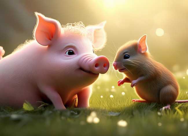 小猪与老鼠，小猪与老鼠的友情故事