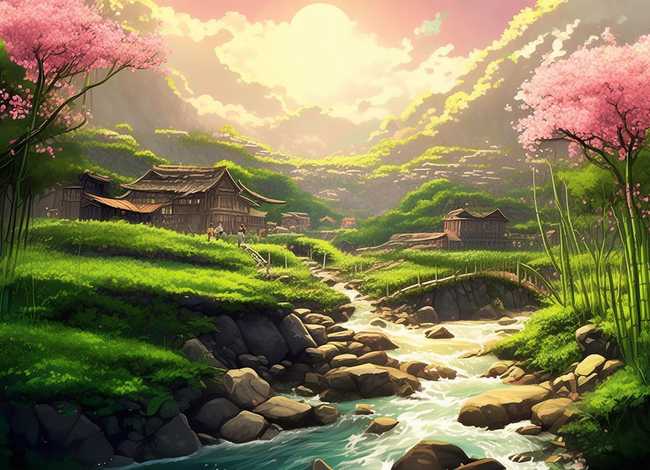 《桃花源的故事》（《桃花源的故事》绘本读后感）