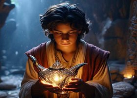 阿拉丁神灯的童话故事，阿拉丁神灯的故事正版全集