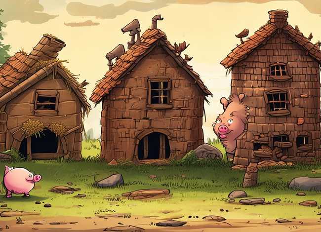 英文版小故事 三只小猪（英文版小故事 三只小猪图片）