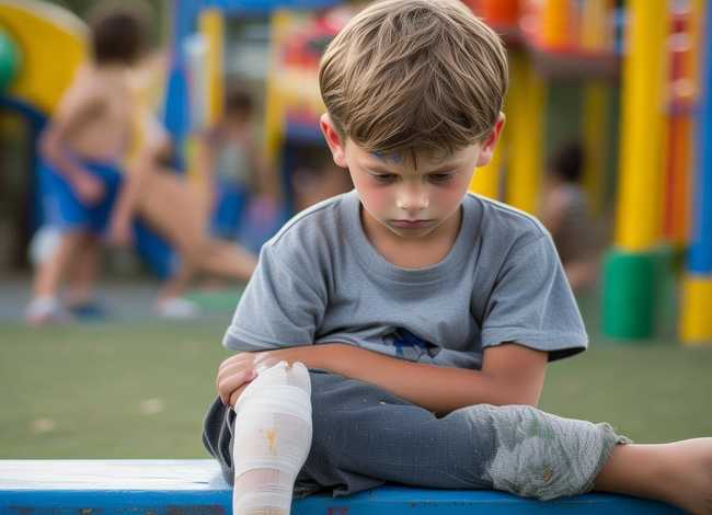 男童游乐场童致受伤事件，南宁7岁男孩在游乐场被推倒致骨折,谁该担责？