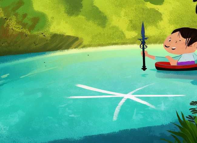 刻舟求剑儿童故事带拼音 - 刻舟求剑故事带拼音阅读