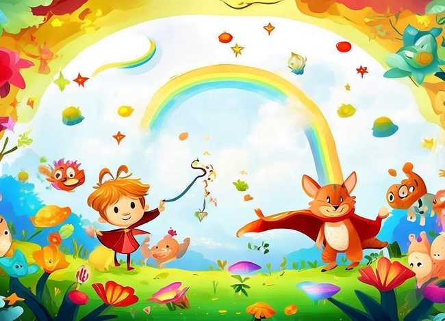 儿童节童话故事图画；儿童节画画图片大全