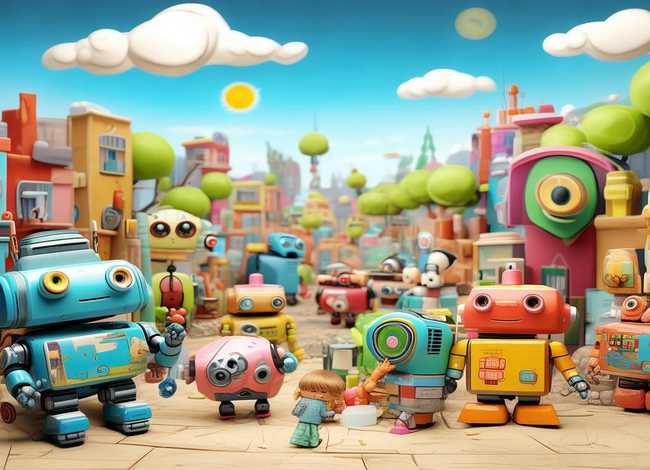 儿童故事机器人总动员；机器人总动员绘本故事