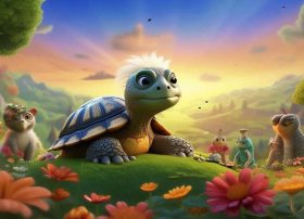 聪明的乌龟故事表演，聪明的乌龟故事表演视频