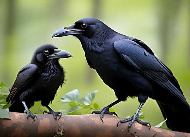 乌鸦反哺儿童图片，乌鸦反哺儿童图片高清