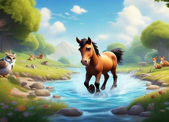 小马过河的故事视频 视频 - 小马过河的讲故事视频