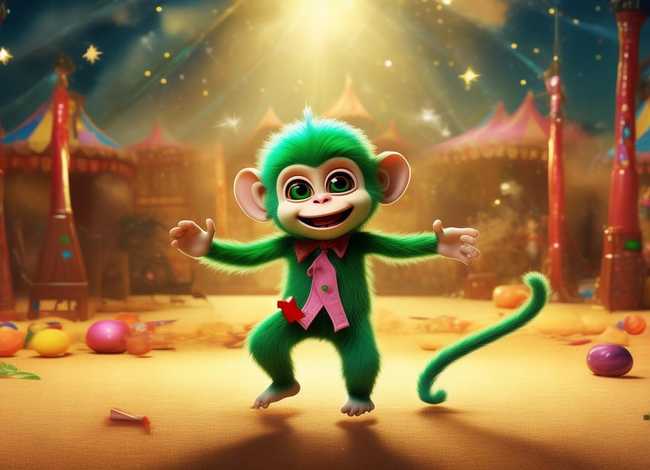 儿童故事马戏团的猴子，马戏团的小猴子