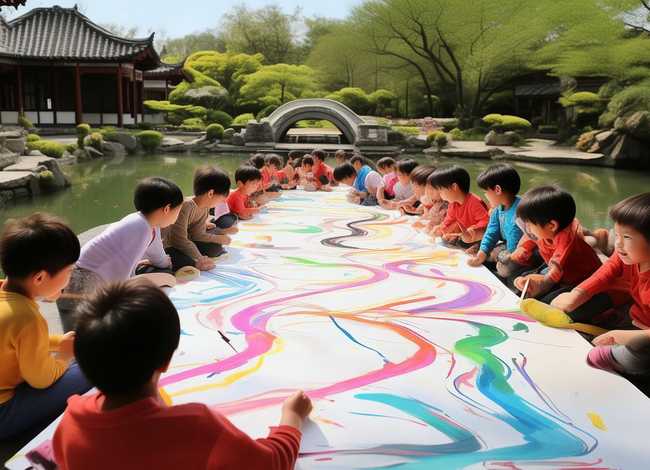 儿童水墨画故事 - 幼儿园水墨画课程故事