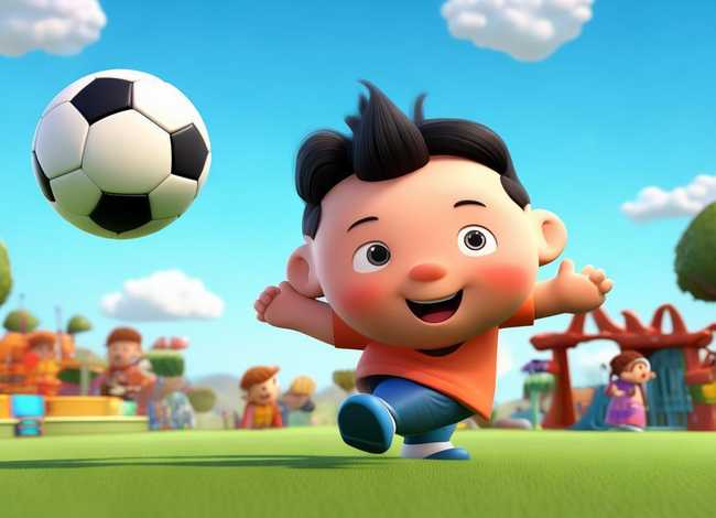 儿童动画踢球故事（儿童动画小宝踢球）