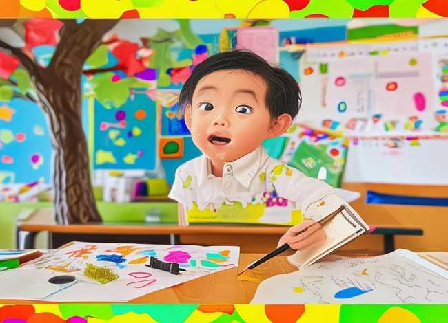 四年级成语故事绘画作品图片简单，四年级成语故事绘画作品图片简单又漂亮