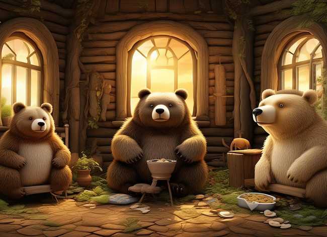 故事三只熊的故事，经典绘本《三只熊的故事》