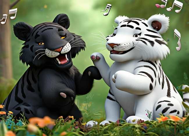 儿歌两只老虎的故事，儿歌两只老虎的故事乐曲