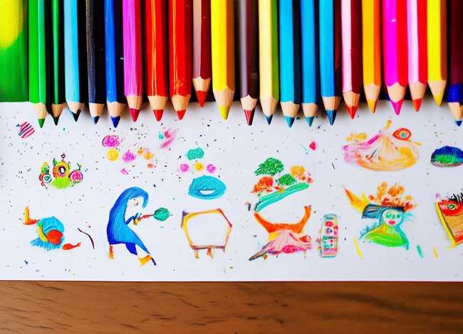 儿童彩铅画图片；儿童彩铅画画图片