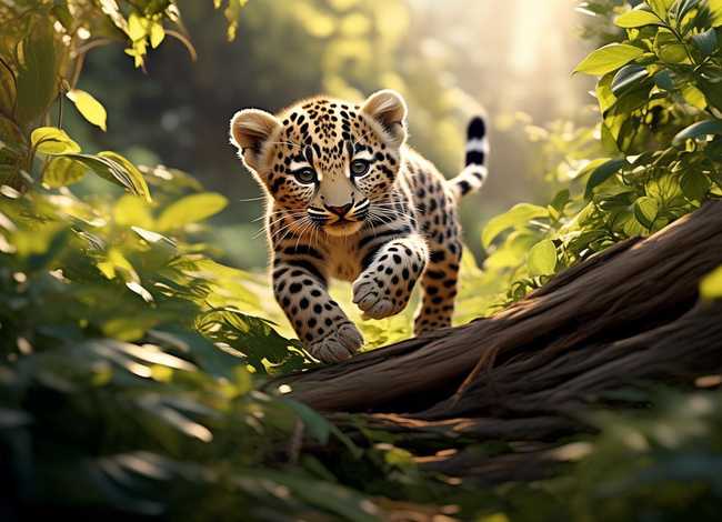 豹子小故事、关于小豹子的有趣故事 豹子小故事、关于小豹子的有趣故事