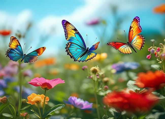 三只蝴蝶故事图片完整版；三只蝴蝶故事图片完整版大全